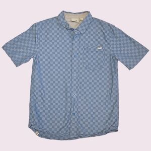 Vans Off the Wall Boys Wade Button Down Size Large
